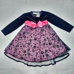 Blueberi Boulevard Infants 24M Girls Long Sleeve Dress